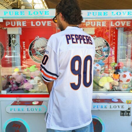 VINTAGE CHICAGO BEARS JULIUS PEPPERS x REEBOK NFL Jersey XXL