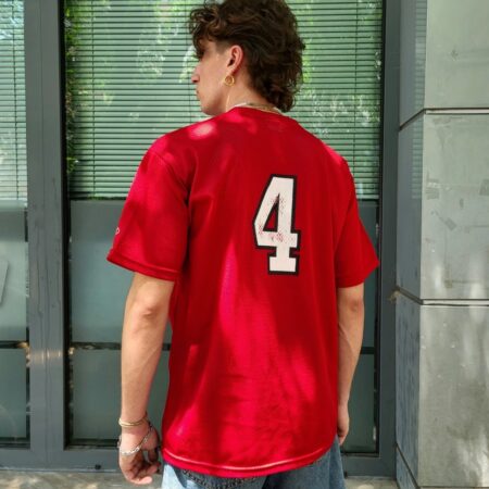 Vintage Rawlings Red Baseball Jersey L
