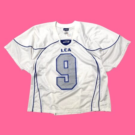 Vintage Women's White American Football Jersey L