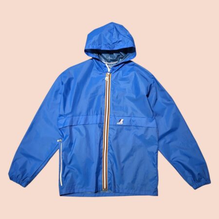 Vintage K-Way Crazy Pattern Rain Jacket L-XL