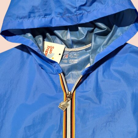 Vintage K-Way Crazy Pattern Rain Jacket L-XL