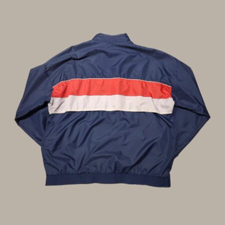 Vintage 80s Adidas Windbreaker w/ Foldable Hood L
