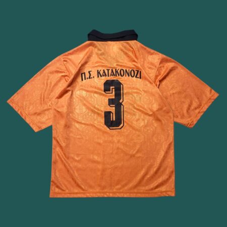 Vintage 90s Greek Minor League Football Jersey L