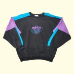 Vintage 90s Adidas Colorblock Trefoil Boxy Fit Sweatshirt XL