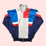 Vintage 90s Puma Colorblock Track Top M