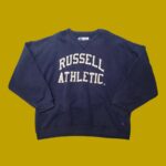 Vintage 90s Russell Athletic Boxy Fit Spellout Sweatshirt XXL