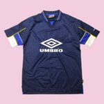 Vintage 90s Umbro Big Logo Football Jersey M-L