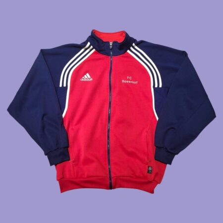 Vintage 90s/Y2K Adidas Colorblock Track Top L-XL