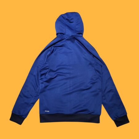 Adidas Blue Hooded Track Top M
