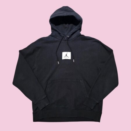 Air Jordan Black Center Logo Hoodie L