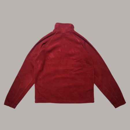 Columbia Burgundy Red Full Zip Fleece S