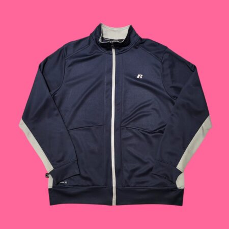 Russel Athletic Blue Track Top L-XL