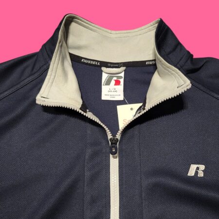 Russel Athletic Blue Track Top L-XL