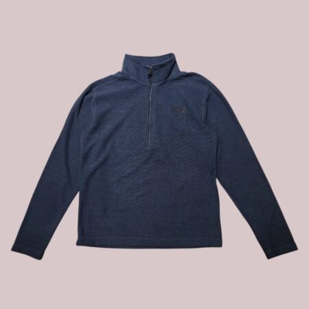 The North Face Blue 1/4 Zip Fleece M