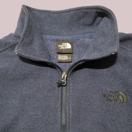 The North Face Blue 1/4 Zip Fleece M