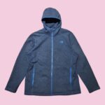The North Face Blue Hooded Fleece Jacket XL-XXL