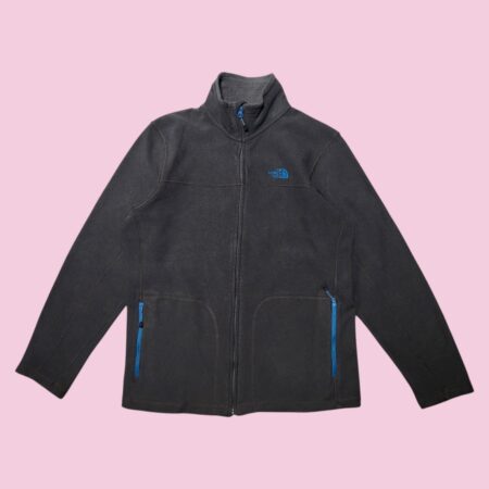 The North Face Grey Full Zip Fleece Jacket M