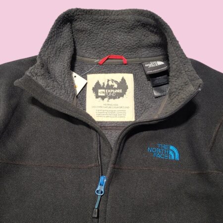 The North Face Grey Full Zip Fleece Jacket M