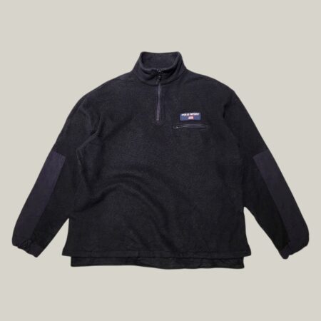 Vintage 90s Ralph Lauren Polo Sport Black Sherpa Fleece L-XL