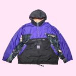 Vintage 90s Nike Crazy Pattern 1/2 Zip Pullover Windbreaker M-L