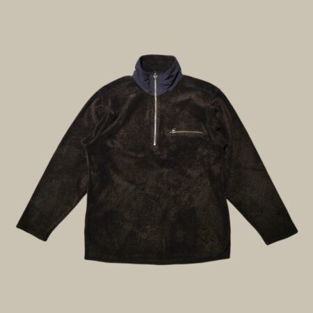 Vintage Columbia Made in USA Brown 1/4 Zip Fleece S-M