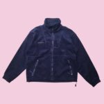 Vintage Columbia Navy Blue Full Zip Fleece M-L
