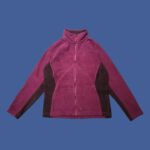 Vintage Columbia Women's Purple Full Zip Fleece L