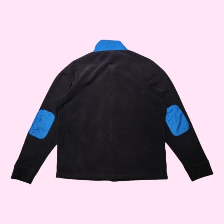 Vintage Helly Hansen Black & Blue Full Zip Fleece Jacket XL