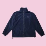 Vintage Salewa Navy Blue Full Zip Fleece XL