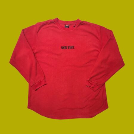 Vintage Nike Team Ohio State NCAA Red Fleece Sweater XL
