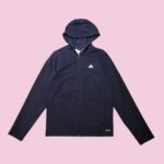 Adidas Blue Full Zip Hoodie M