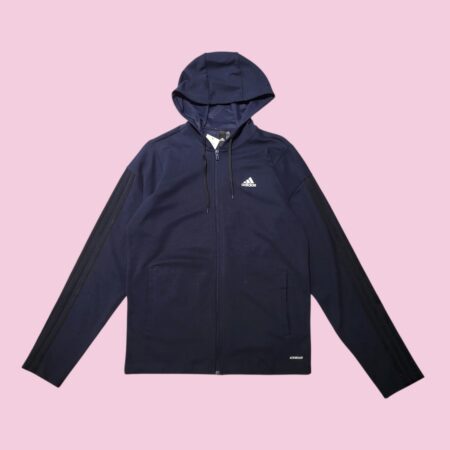 Adidas Blue Full Zip Hoodie M
