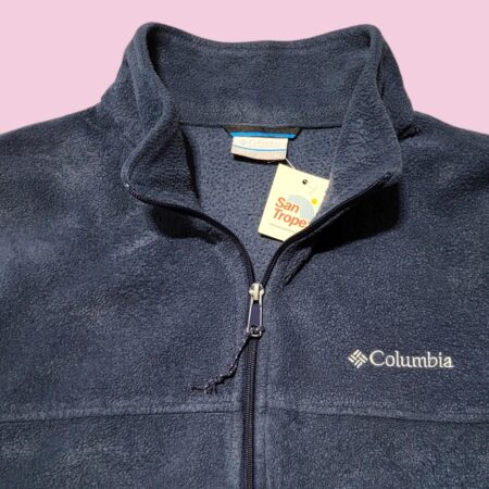 Columbia Blue Full Zip Fleece Jacket XL