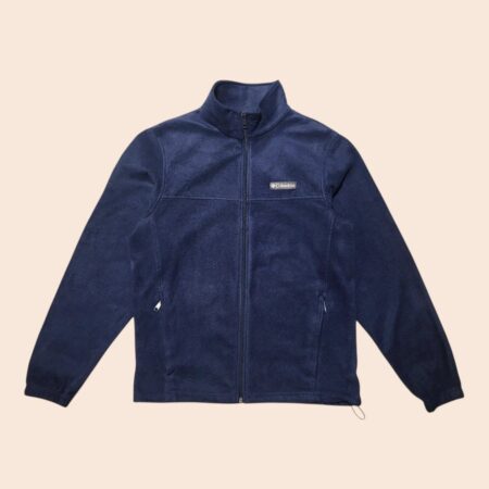 Columbia Blue Full Zip Fleece Jacket M