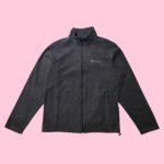 Columbia Grey Full Zip Fleece L-XL