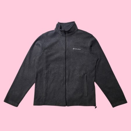 Columbia Grey Full Zip Fleece L-XL