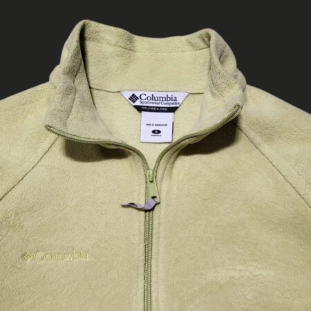 Columbia Women's Yellow/Green Full Zip Fleece Jacket S-M