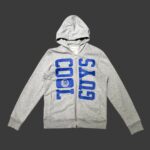 Diesel Grey Graphic Full Zip Hoodie S