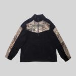 Huntworth Tree Camp 1/4 Zip Fleece Pullover L