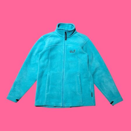 Jack Wolfskin Women's Light Blue Full Zip Fleece S