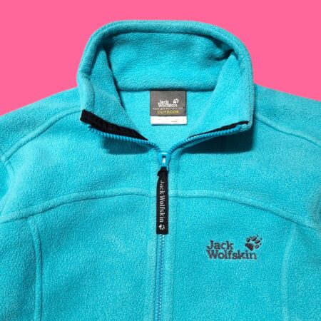 Jack Wolfskin Women's Light Blue Full Zip Fleece S
