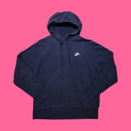 Nike Blue Boxy Fit Hoodie L