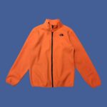 The North Face Full Zip Orange Fleece M