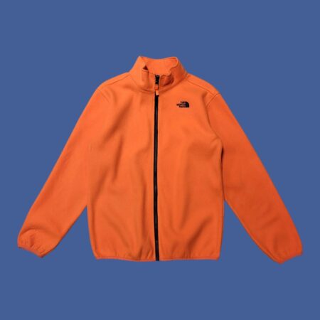 The North Face Full Zip Orange Fleece M