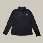 The North Face Women's Black 1/4 Zip Fleece Pullover M