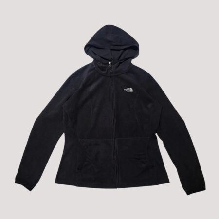 The North Face Women's Black Full Zip Hooded Fleece Jacket M