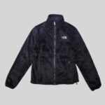 The North Face Women's Full Zip Black Fuzzy Fleece Jacket S