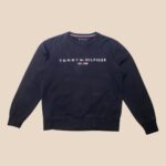 Tommy Hilfiger Blue Spellout Sweatshirt XL
