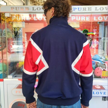 Vintage 80s Adidas Boxy Fit Colorblock Track Top L