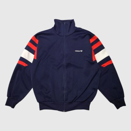 Vintage 80s Adidas Colorblock Boxy Fit Track Top L